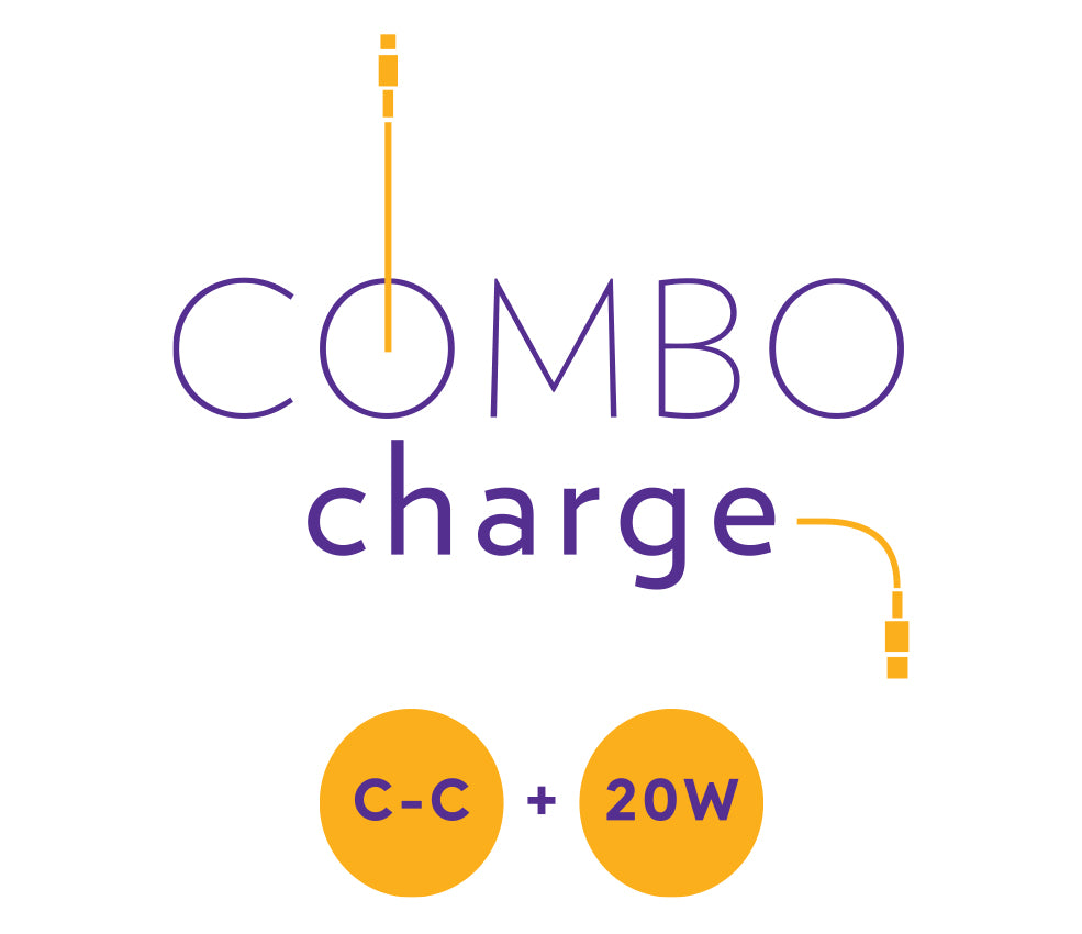 Combinaison CC + chargeur mural 20 W