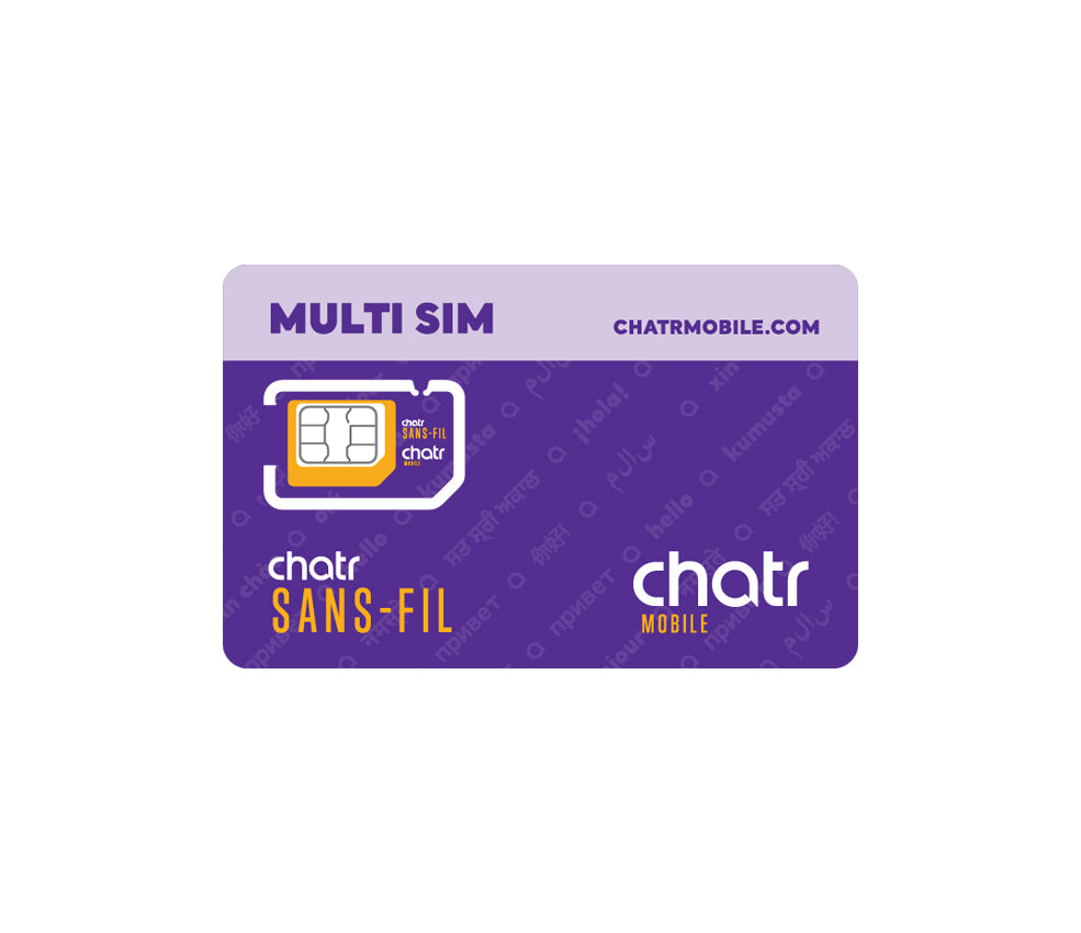 CARTE SIM CHATR